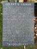 The legend of the faithful hound, Gelert, on his gravestone in Beddgelert, N.Wales.